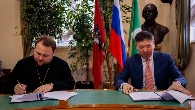 Подписание соглашения о сотрудничестве между Российской таможенной академией и Люберецким благочинием Подольской епархии