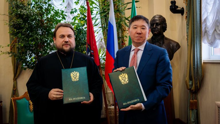 Подписание соглашения о сотрудничестве между Российской таможенной академией и Люберецким благочинием Подольской епархии