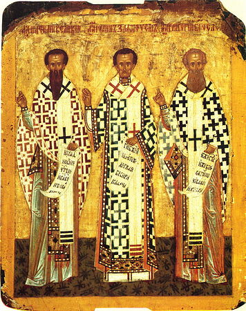 Собор Вселенских учителей и святителей Василия Великого, Григория Богослова и Иоанна Златоустого.