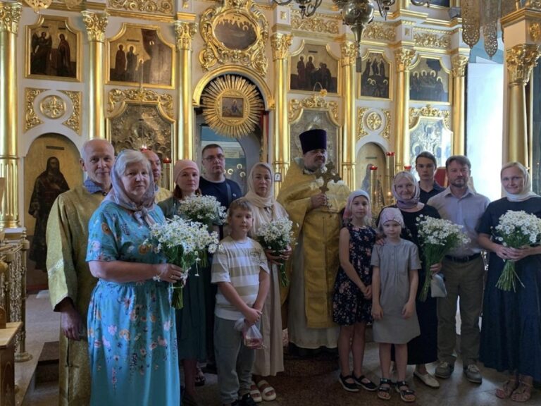 День семьи, любви и верности в Успенском храме села Жилино