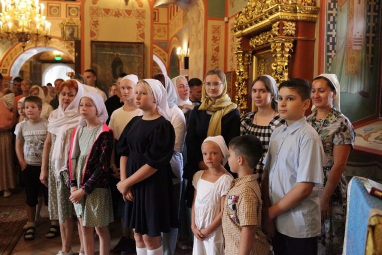 Молебен на начало учебного года в Казанском храме