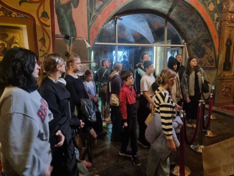Посещение воспитанниками Воскресной школы «Лучик» собора Василия Блаженного