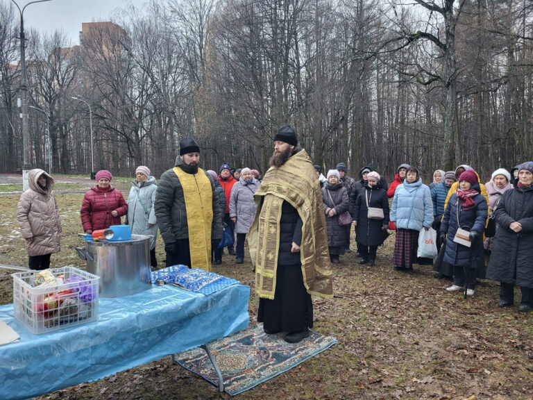 Молебен о строительстве храма в Лыткарине