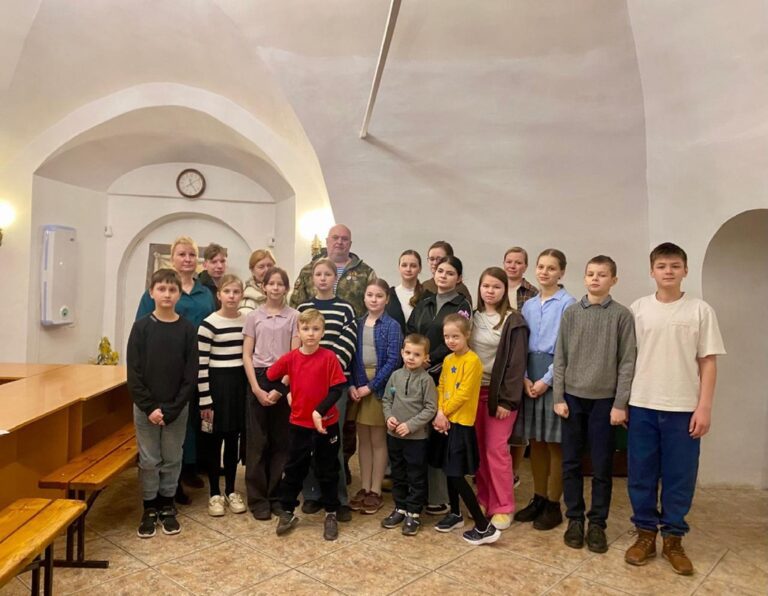 Встреча участника СВО с молодежью Казанского храма города Котельники