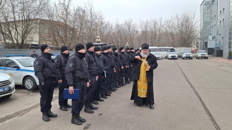 Молебен для сотрудников полиции