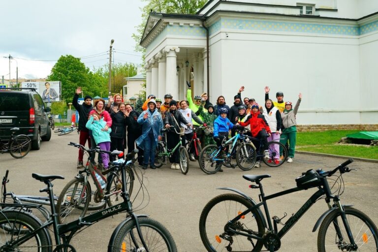 Прошёл традиционный «Велопарад победы» от Владимирского храма посёлка Красково
