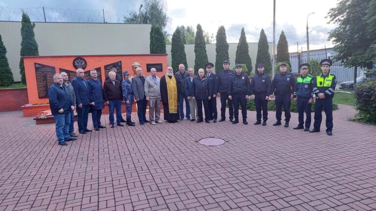 Акция «Свеча памяти» в межмуниципальном управлении МВД России «Люберецкое»