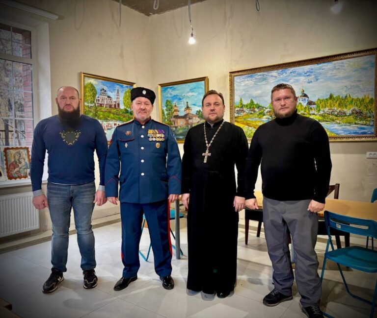 Рабочая встреча с главой Люберецкого хуторского Казачьего общества атаманом К.В. Ляминым