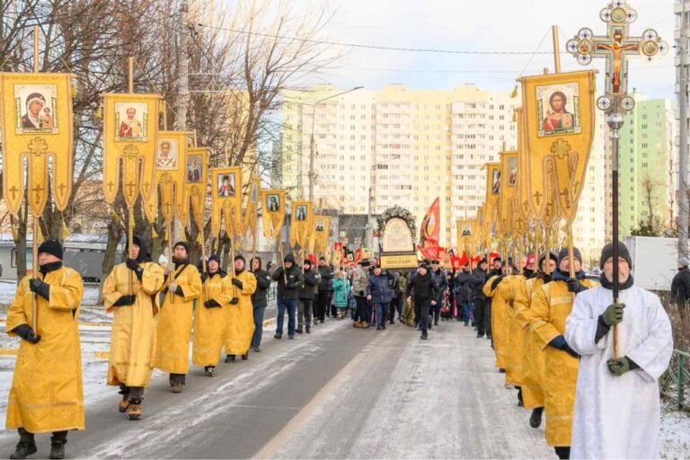 Никольский крестный ход в деревне Островцы