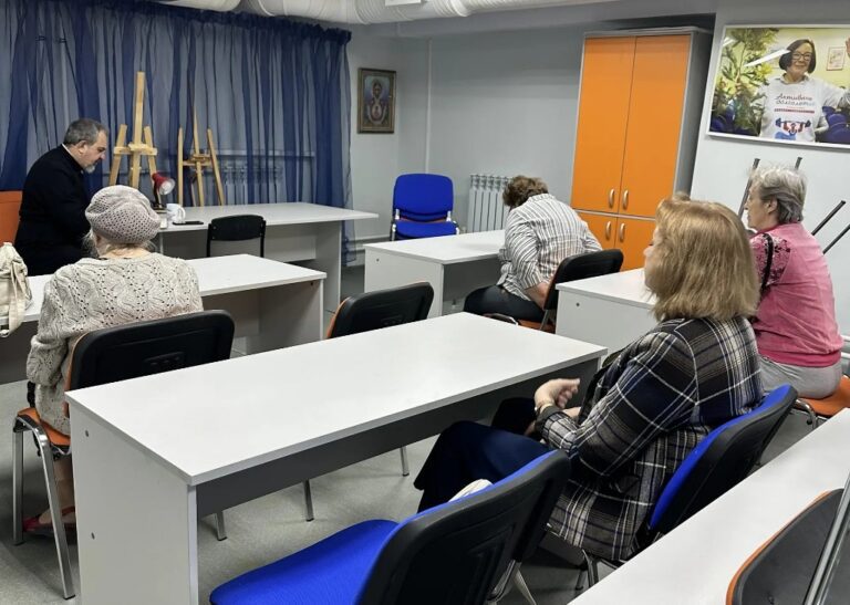 Занятие в «Активном долголетии» города Люберцы