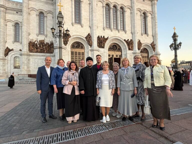 Посещение Храма Христа Спасителя делегацией Люберецкого благочиния и городского округа Люберцы