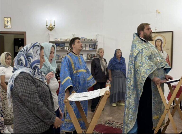 Молебен перед началом учебного года в Российской таможенной академии